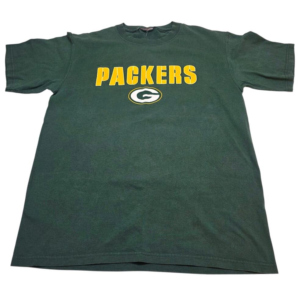Green Bay Packers T-Shirt Men's Large Green Football NFL Gameday Y2K Vintage